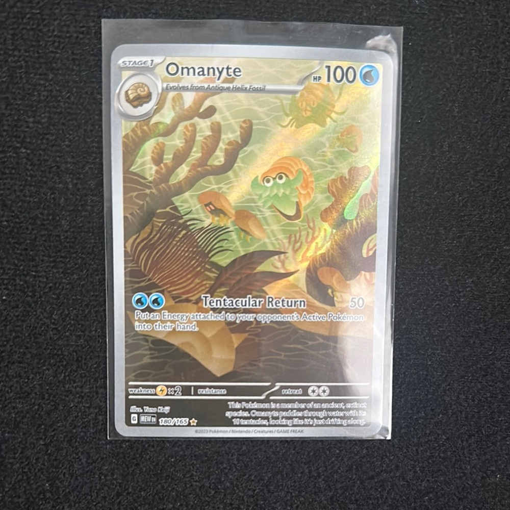 Omanyte Alt Art 180/165 Scarlet and Violet 151